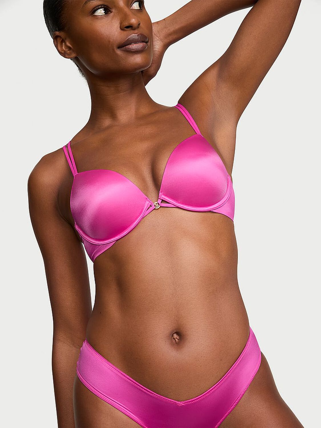 vs Very Sexy Smooth Push-Up Bra Pink Fire 1 of 3 
