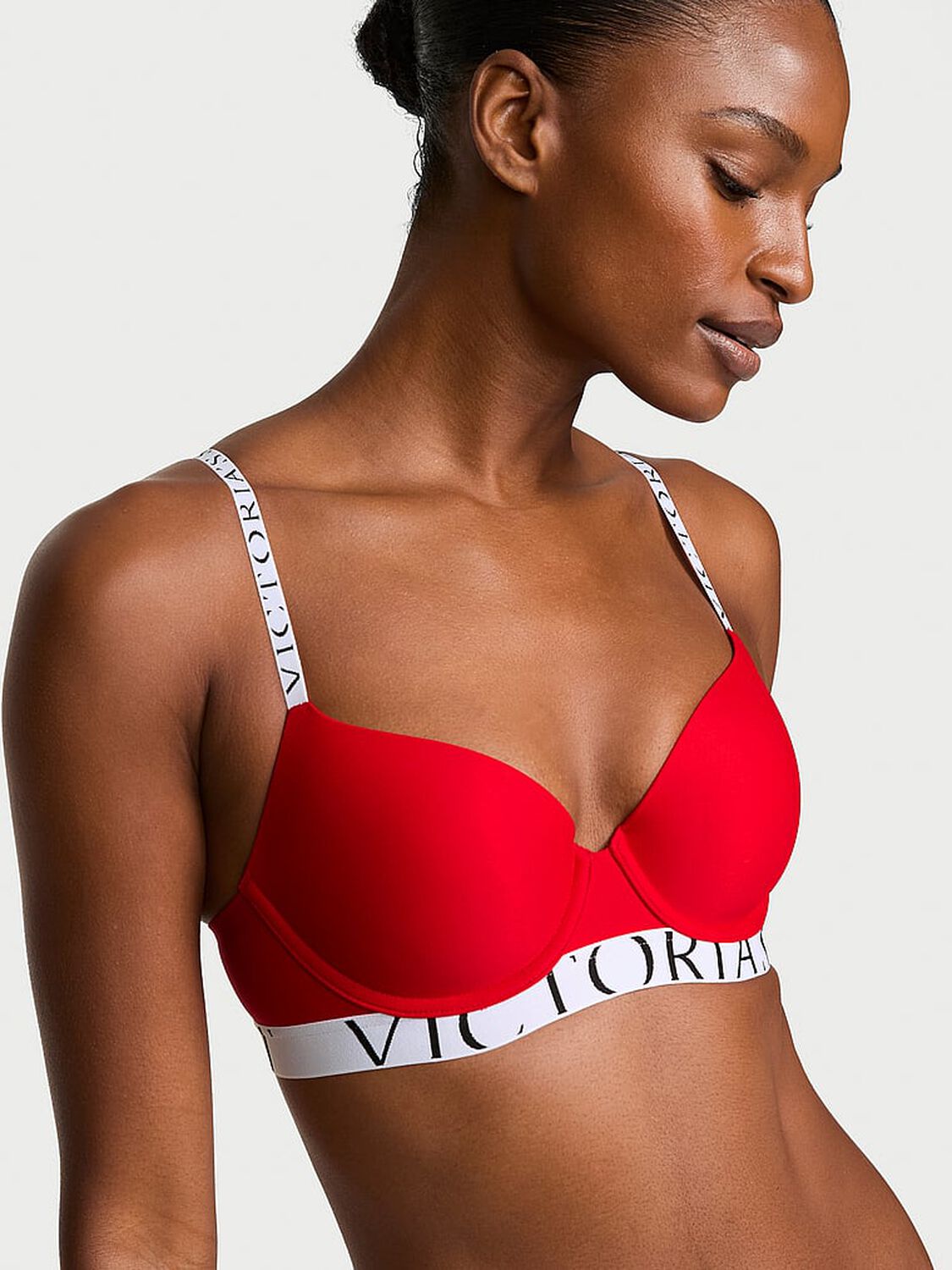 vs The T-Shirt The CoolBra&trade; Lightly Lined Demi Lipstick 1 of 3 