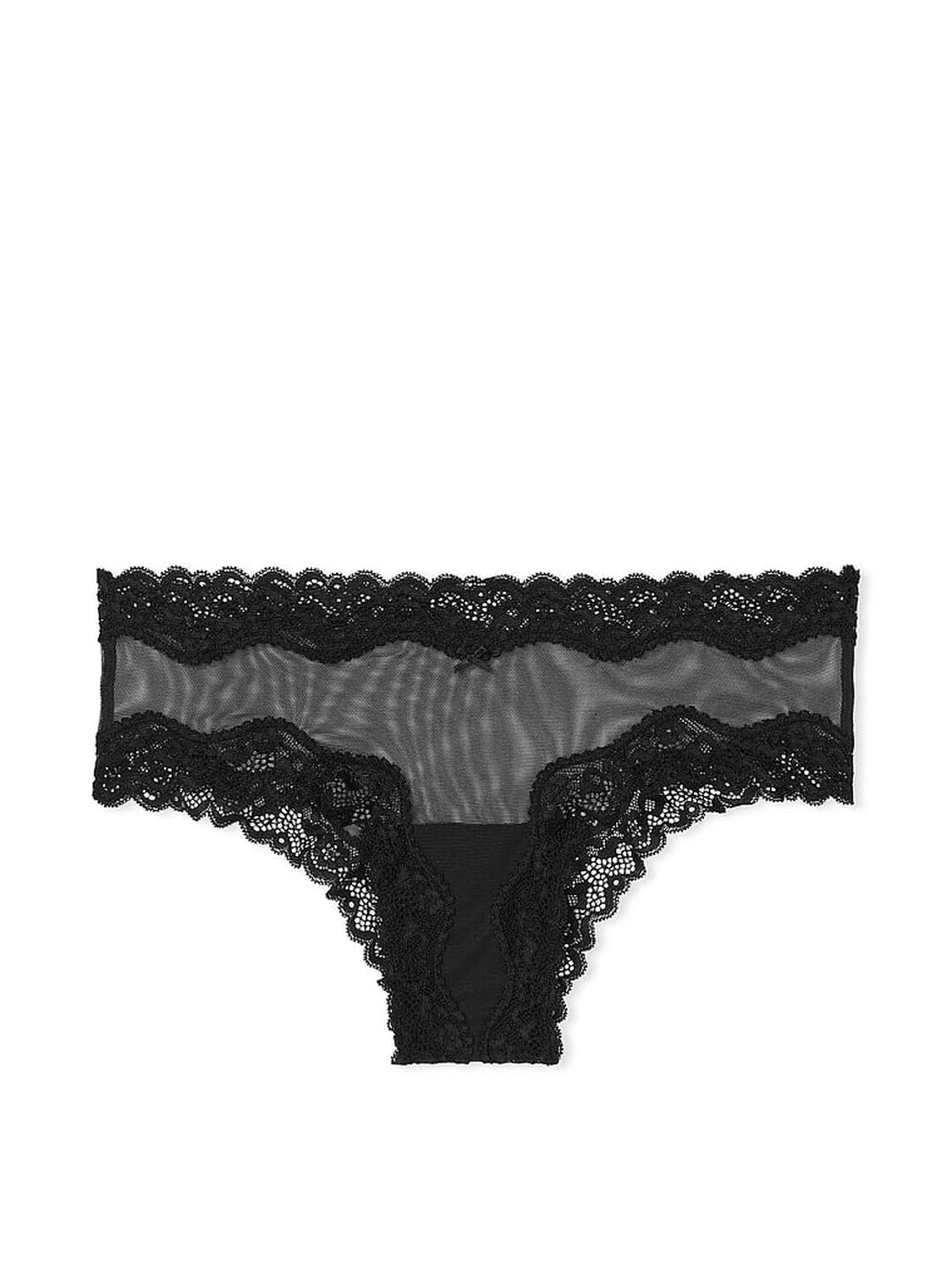 vs Victoria's Secret Tease Mesh Lace-Trim Cheeky Panty 3 of 4 