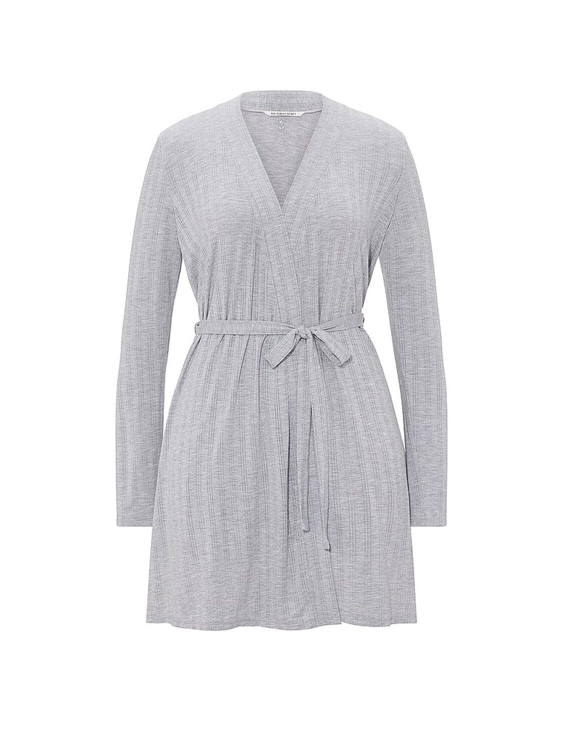 vs Victoria's Secret SoSoft&trade; Modal Ultra-Fine Short Robe Medium Heather Grey 3 of 3 