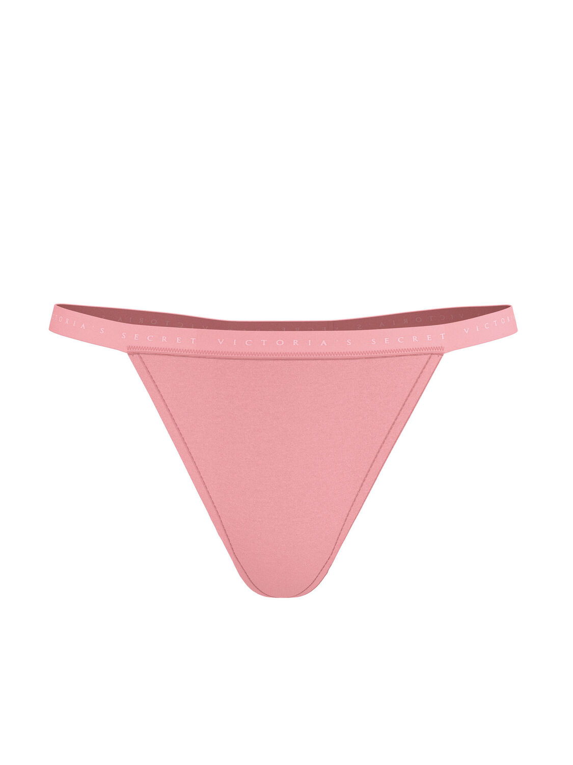 vs Victoria's Secret Stretch Cotton V-String Panty Lilac Pink 6 of 6 