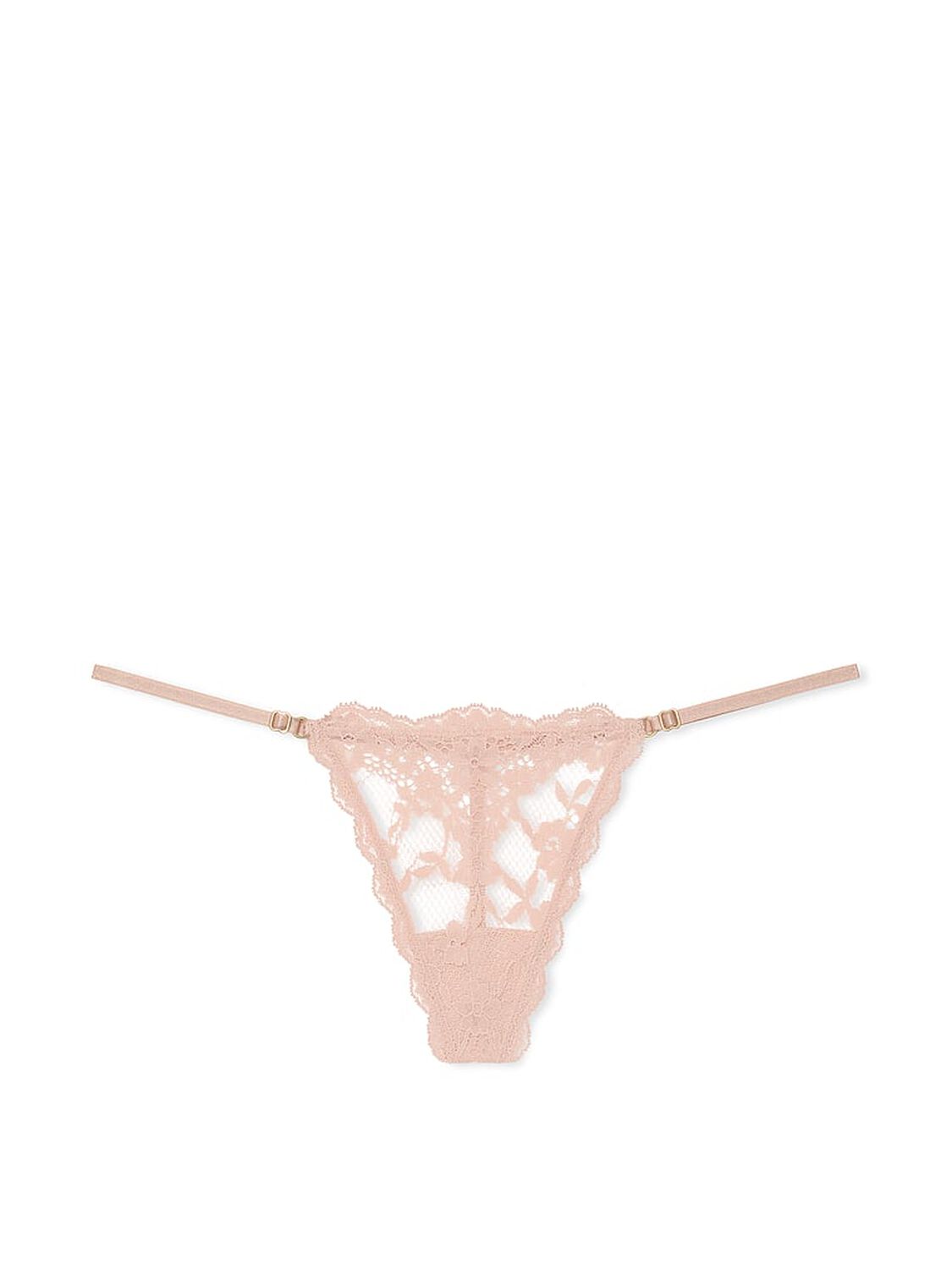 vs Dream Angels Lace Adjustable V-String Panty Macaron 3 of 4 