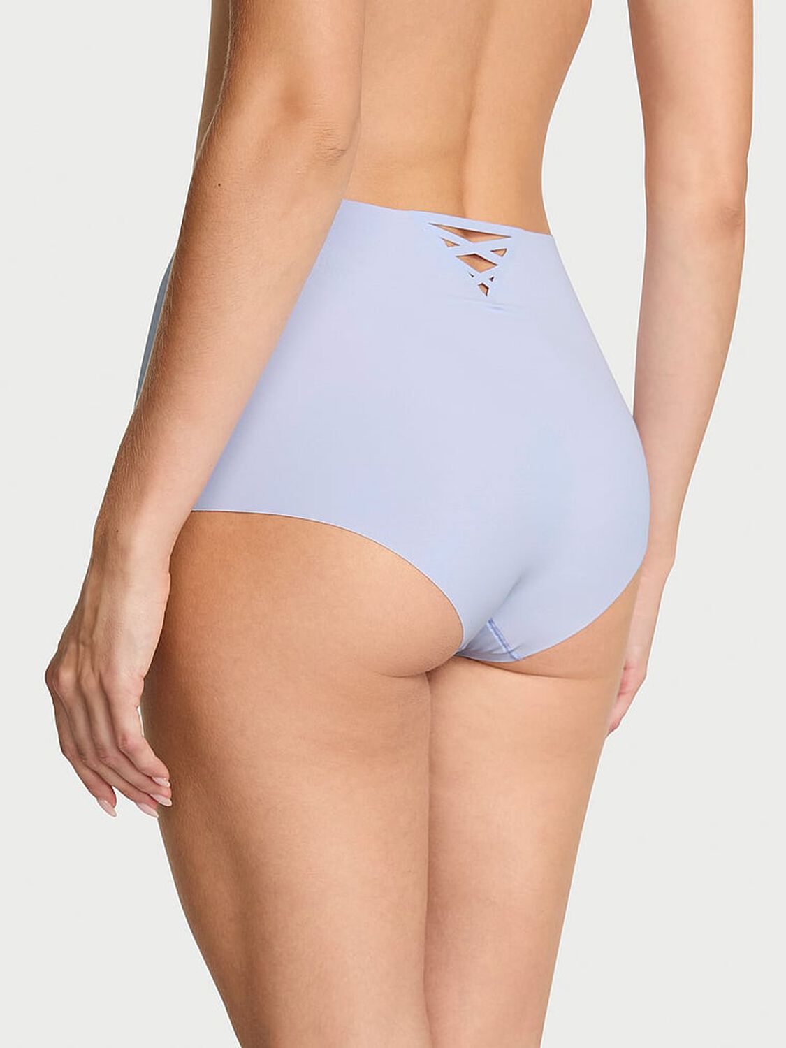 vs No-Show No-Show Strappy Modern Brief Panty Soft Iris 1 of 3 