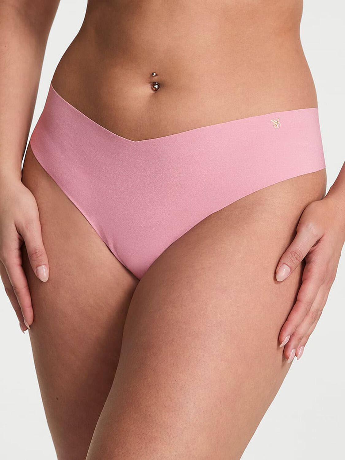 vs No-Show No-Show Thong Panty Lilac Pink 1 of 3 