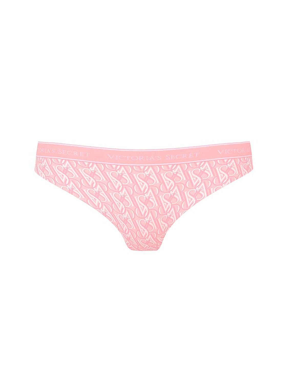 vs Cotton Logo Cotton Thong Panty Pretty Blossom Logos 3 of 3 
