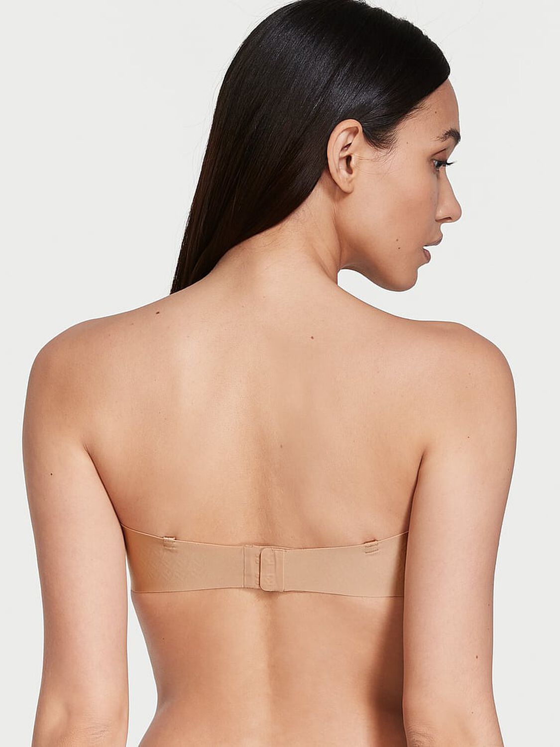 vs Victoria's Secret Bare Sexy Illusions Lightly-Lined Strapless Bra Sweet Nougat 2 of 3 