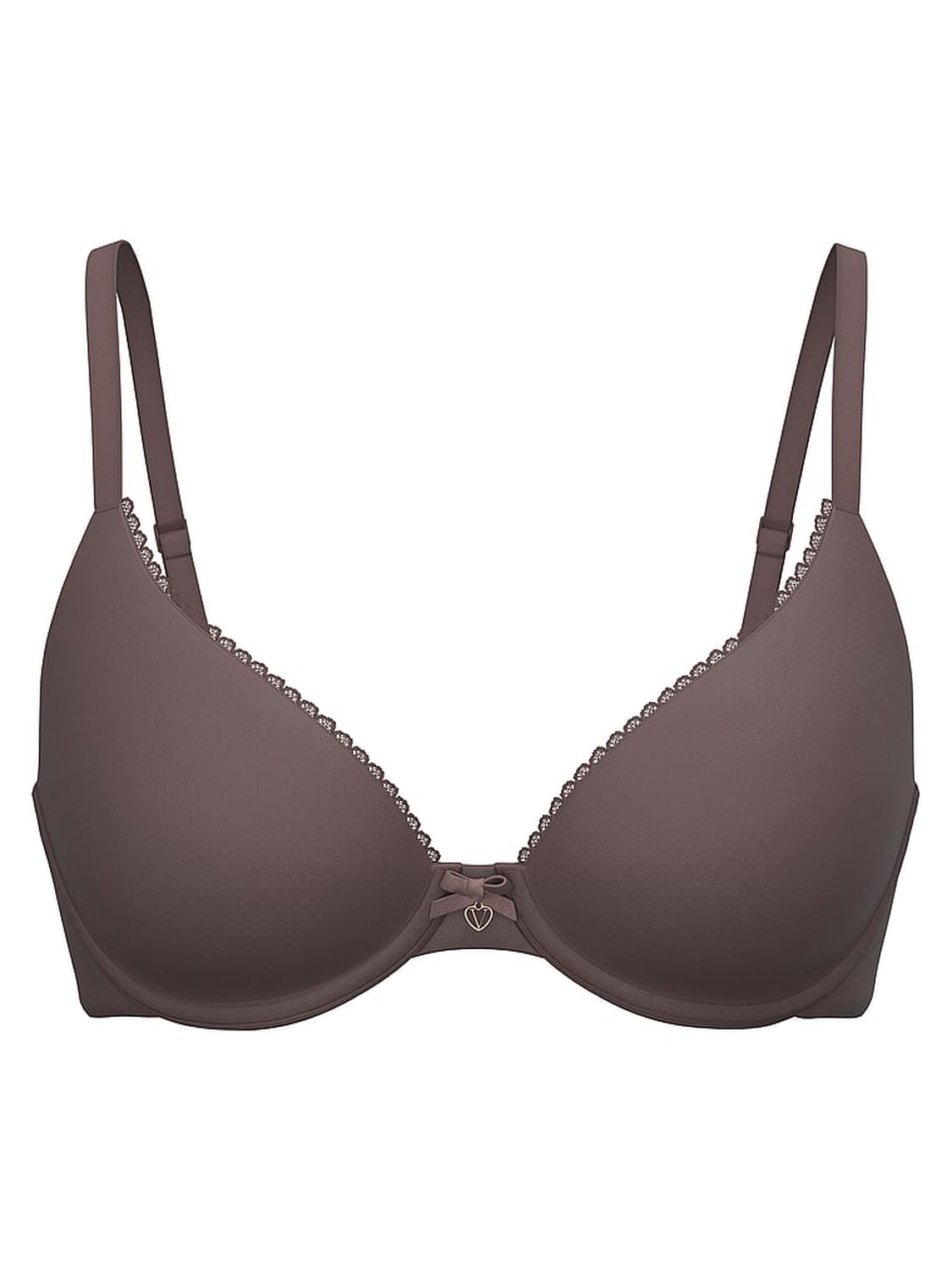vs Body By Victoria Perfect Shape Push-Up Smooth Bra Cloudy Grey 2 of 2 