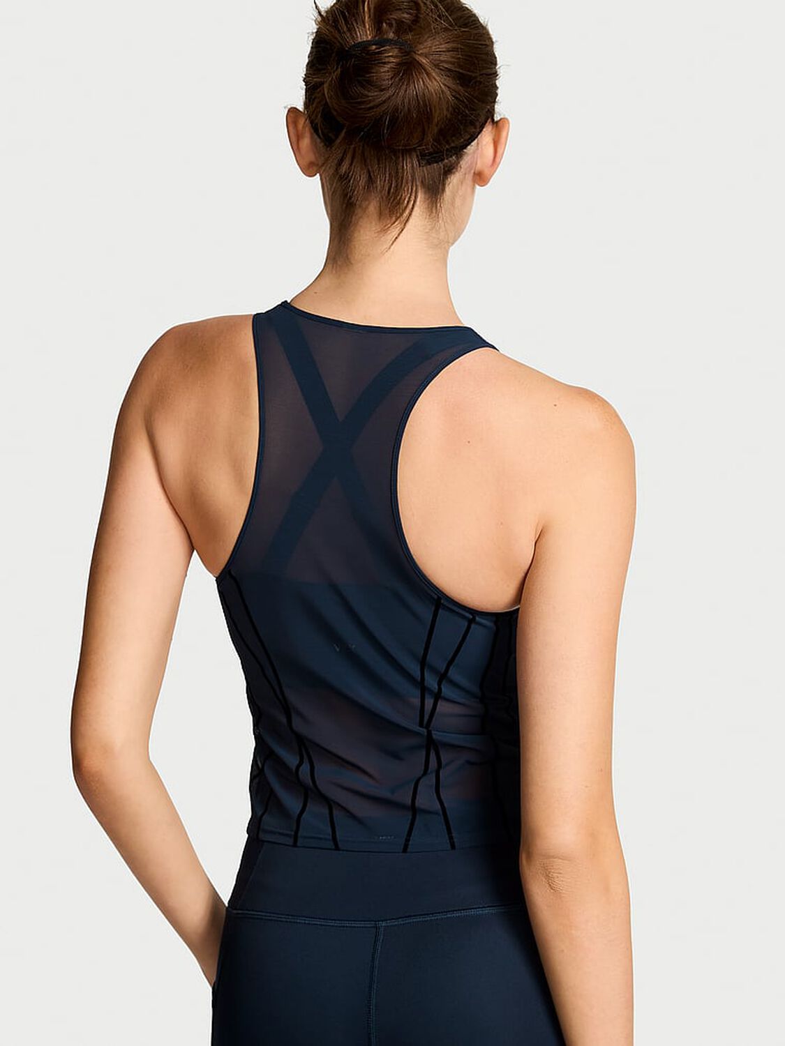 vs Vsx VSX Flocked Mesh Tank Top Impact Blue 2 of 2 