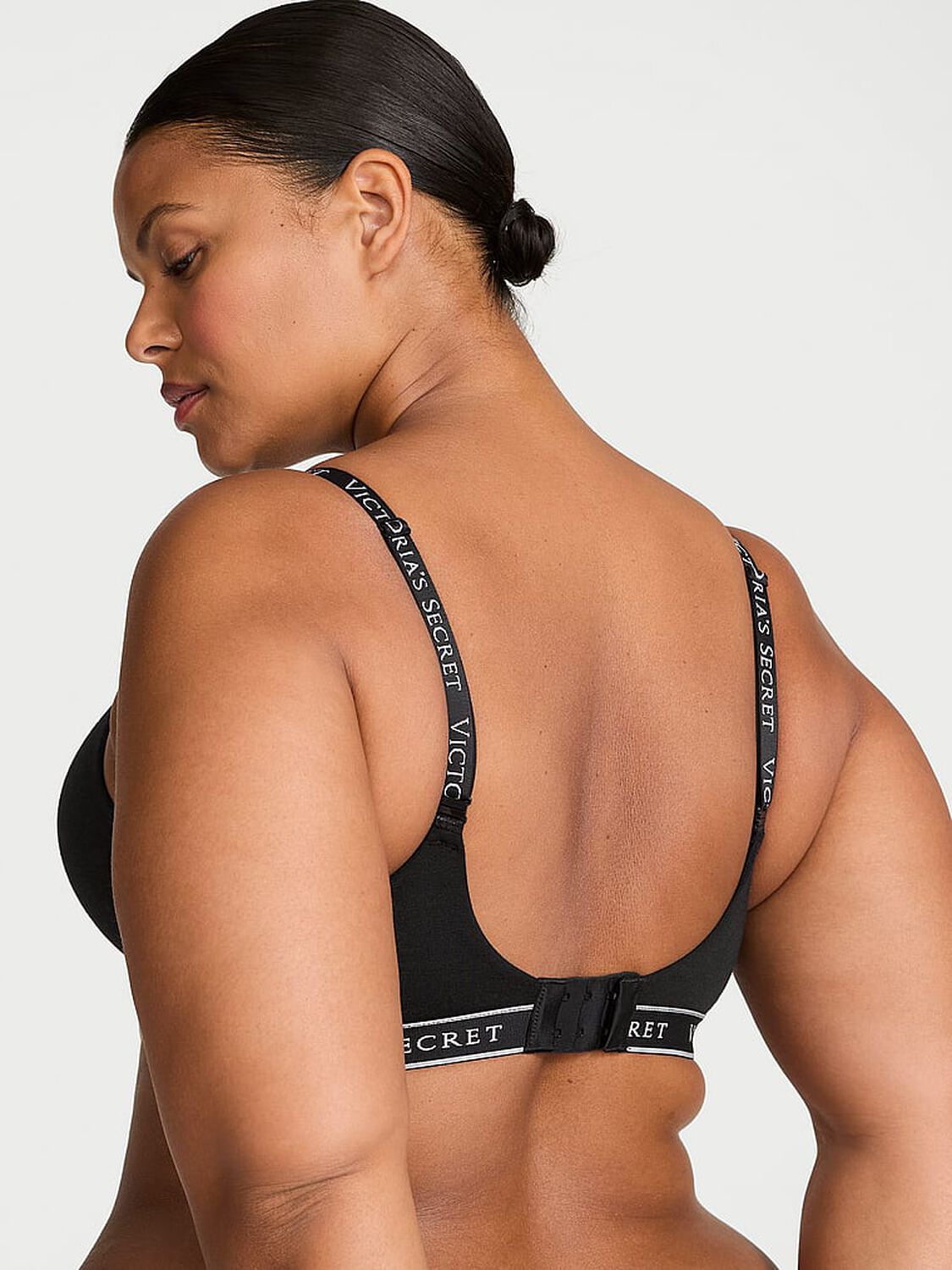 vs The T-Shirt Push-Up Perfect Shape Cotton Bra Black 2 of 3 