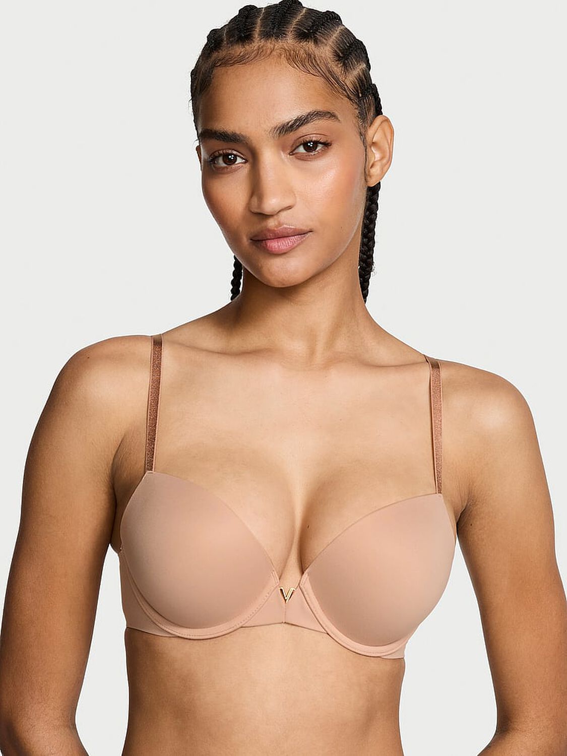 vs Dream Angels Smooth Push-Up Bra Praline 1 of 4 