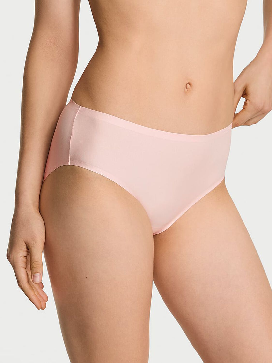 vs Body By Victoria Body by Victoria Flex Mid-Rise Bikini Panty Purest Pink 3 of 3 