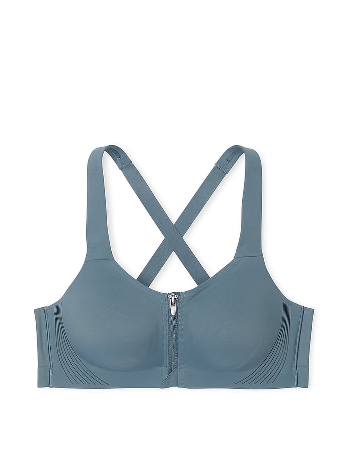 vs Vsx Knockout Front-Close Sports Bra Dark Steel 3 of 4 