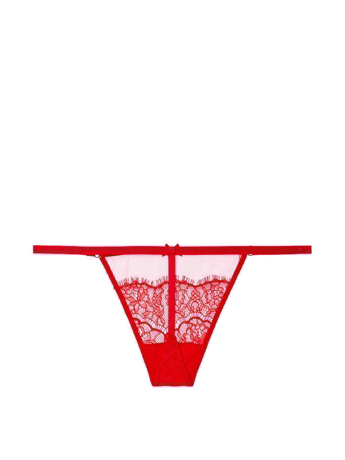 vs Dream Angels Mesh and Lace V-String Panty Lipstick 4 of 4 