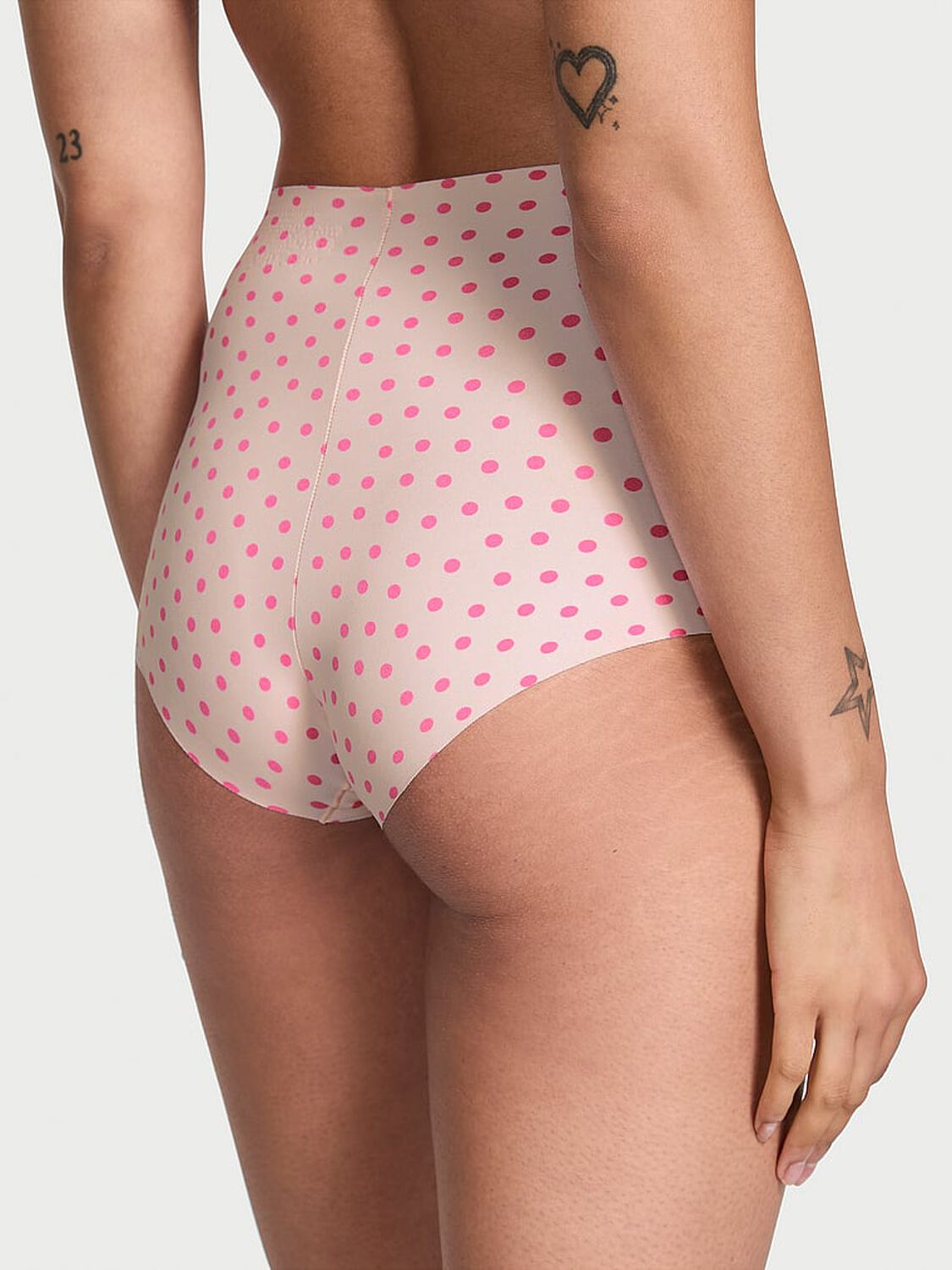 vs No-Show No-Show Modern Brief Panty Purest Pink Dots 2 of 3 