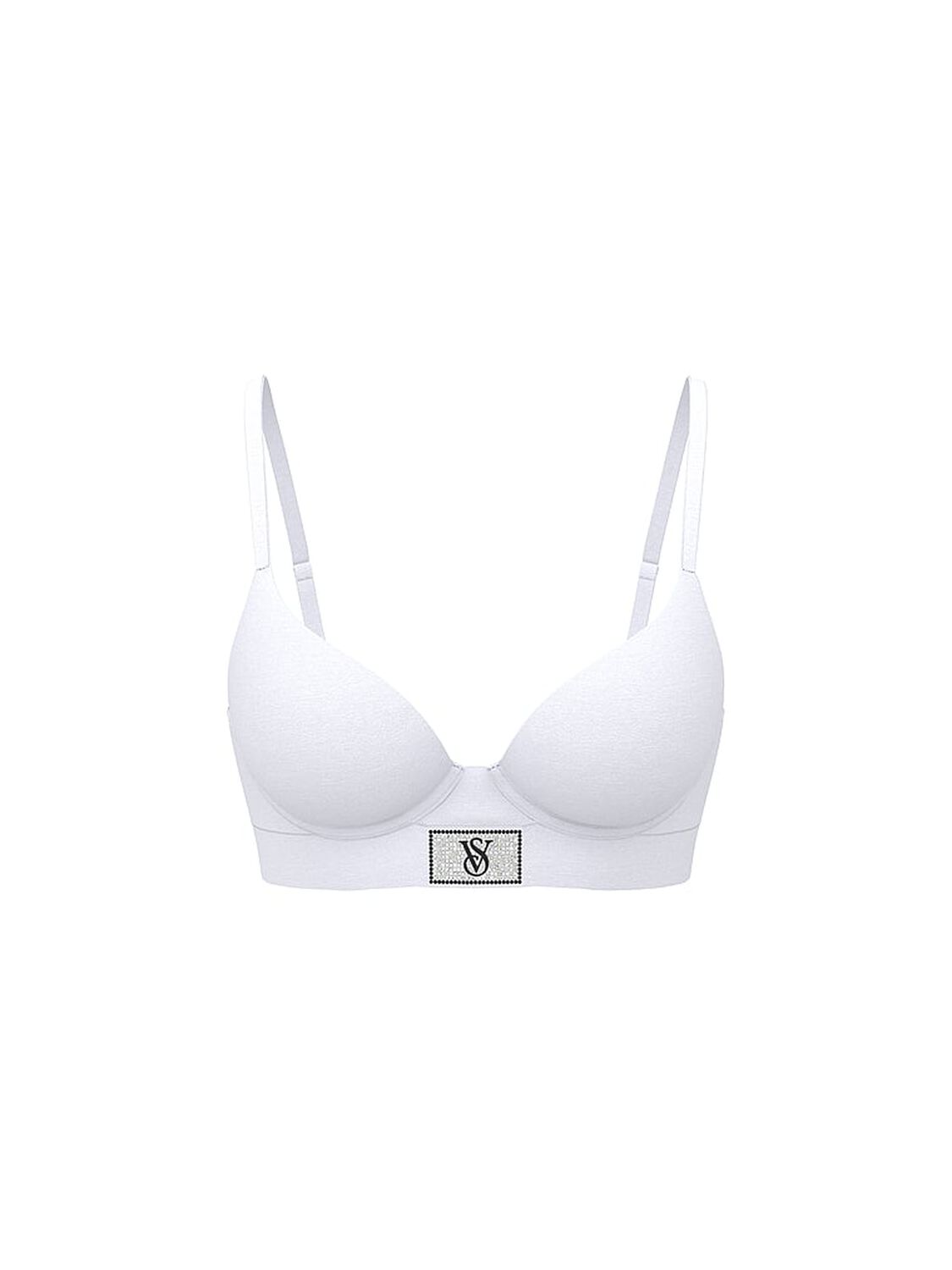 vs The T-Shirt Perfect Shape Shine Patch Push-Up Bra Vs White 3 of 3 