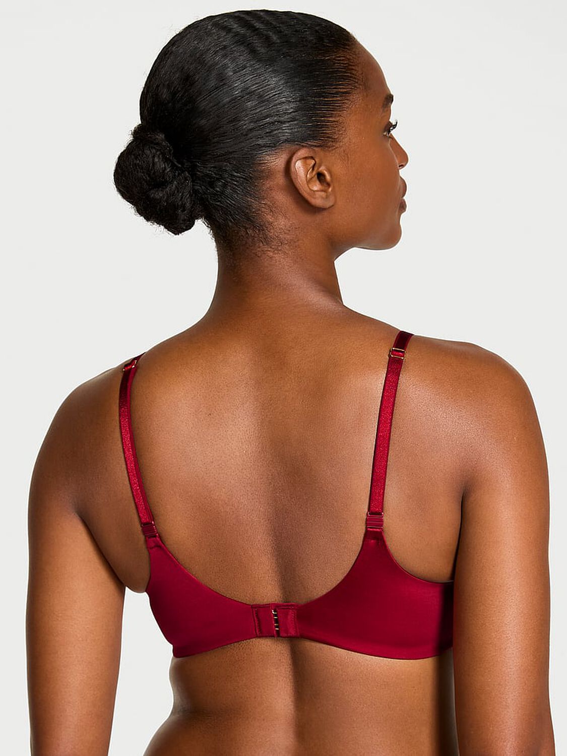 vs Very Sexy So Obsessed Smooth Wireless Push-Up Bra Red Lacquer 2 of 3 