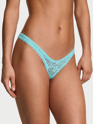 Lace Ultra-Mini Scoop Thong Panty