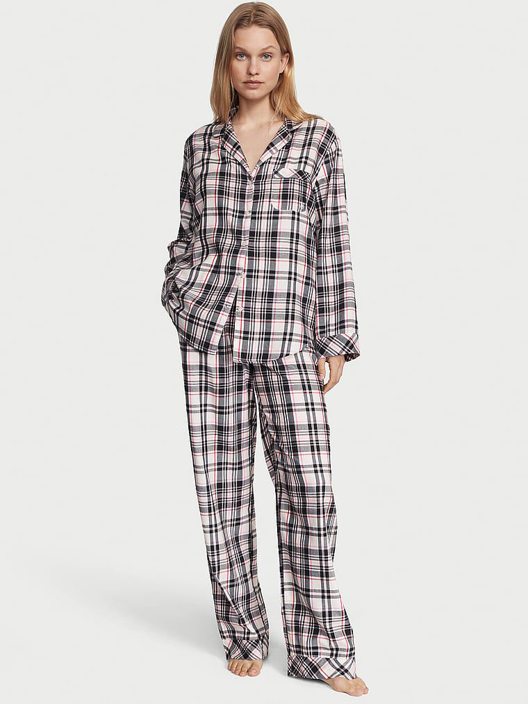 Flannel Long Pajama Set Regular Victoria s Secret Australia