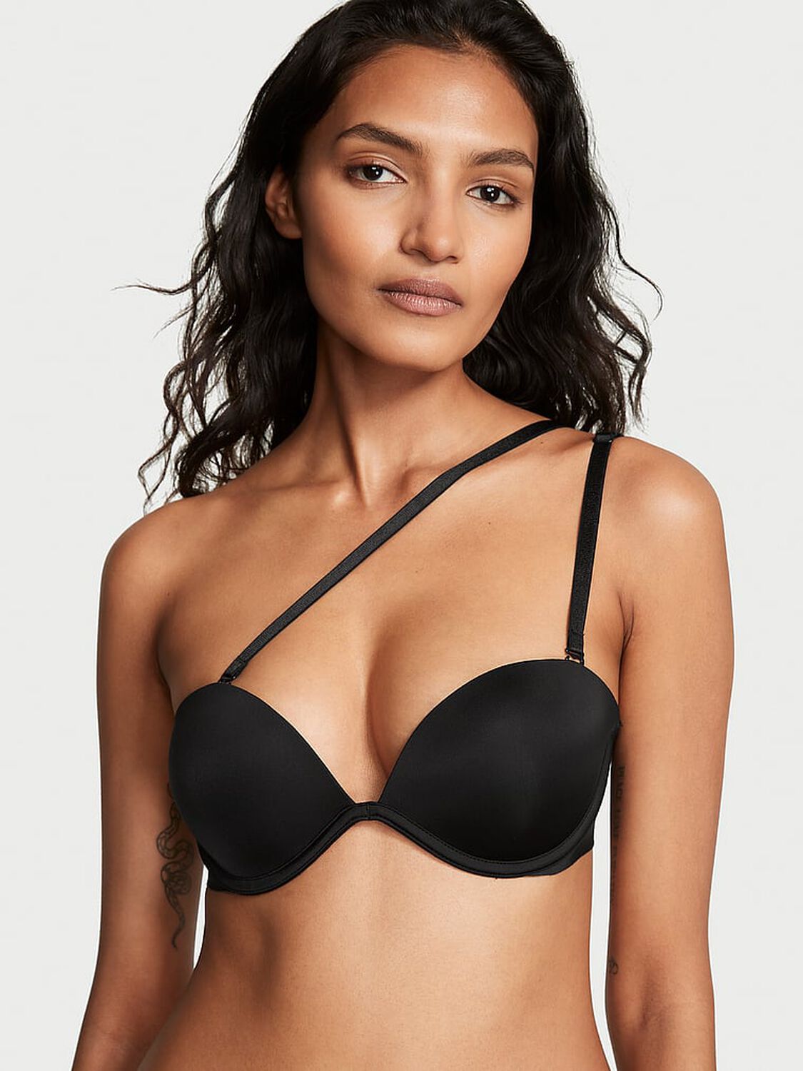 vs Victoria's Secret Bare Every-Way Strapless Bra Black 4 of 5 