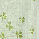 Stretch Cotton Bikini Panty, Mint Scattered Clovers, swatch