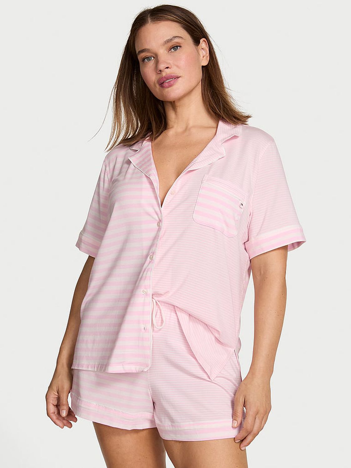 vs Victoria's Secret Modal Soft Short Pajama Set Print 1 of 3 