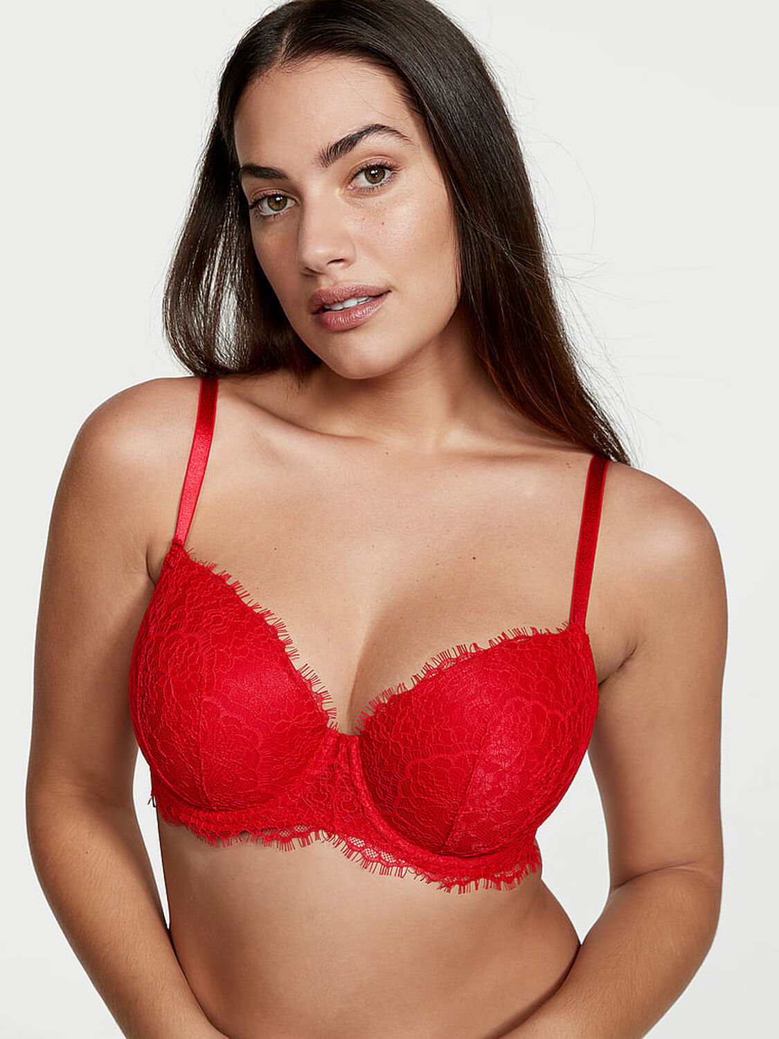 vs Dream Angels Lightly-Lined Demi Bra 1 of 4 
