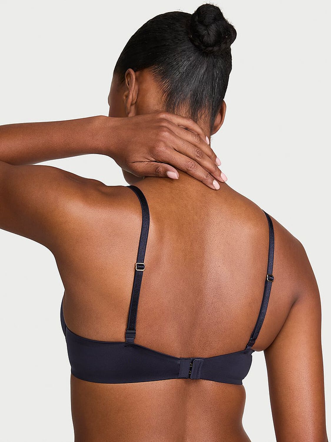 vs Very Sexy Smooth Lightly Lined Plunge Demi Bra Soir&eacute;E Blue 2 of 3 