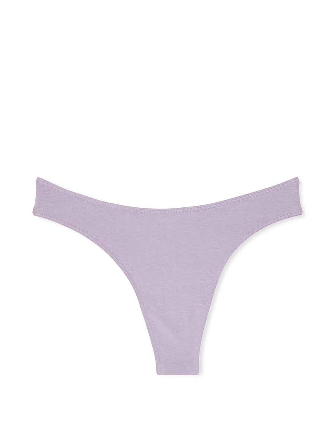 vs Victoria's Secret Stretch Cotton High-Leg Scoop Thong Panty Fantasy Purple 3 of 3 