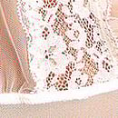 Dare to Dream Lace Sheer High-Leg Teddy, Coconut White, swatch