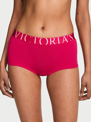 Exploded Logo Cotton Boyshort Panty