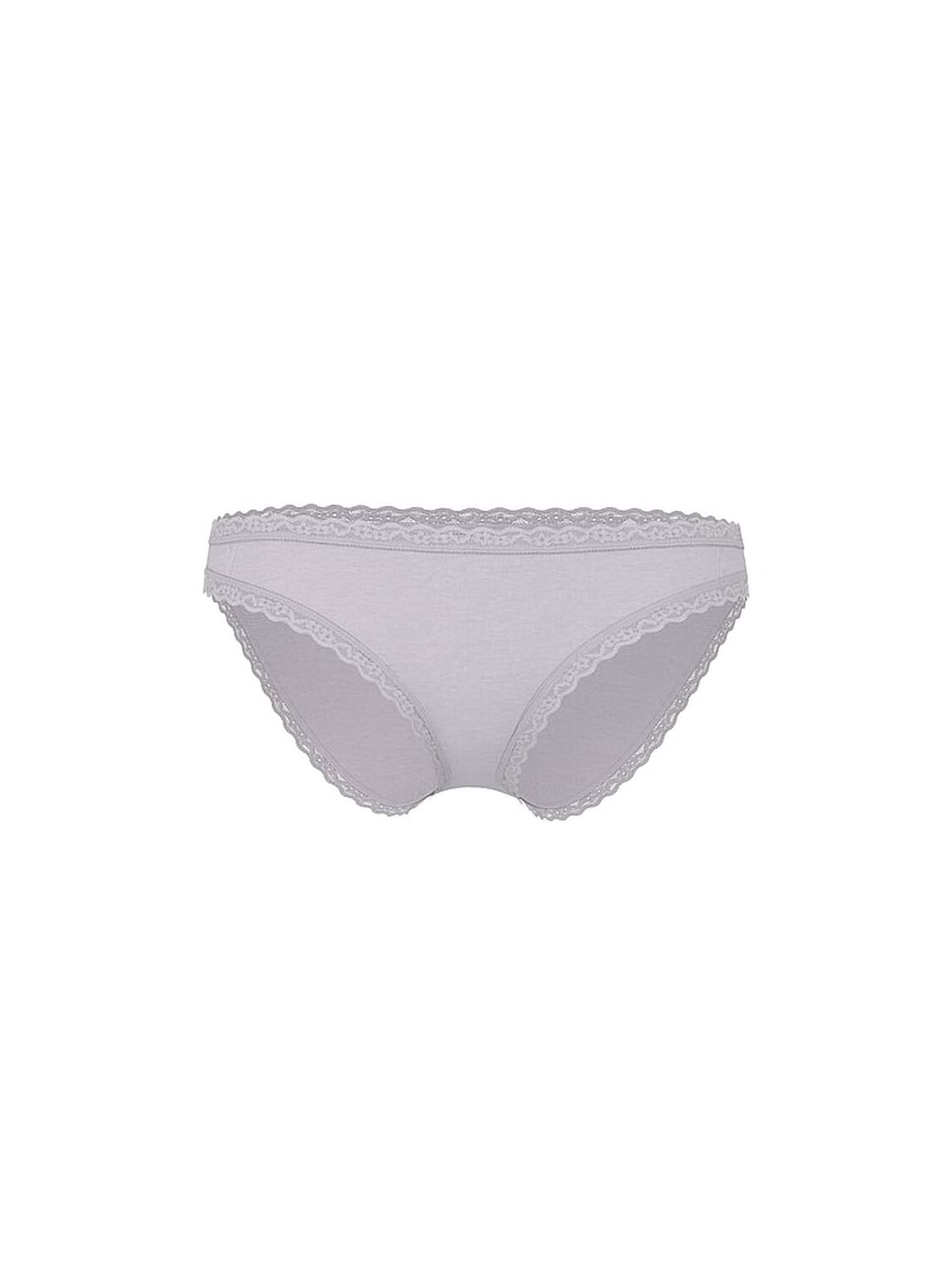 vs Lace Trim Lace-Waist Bikini Panty Crystal Lilac 3 of 3 