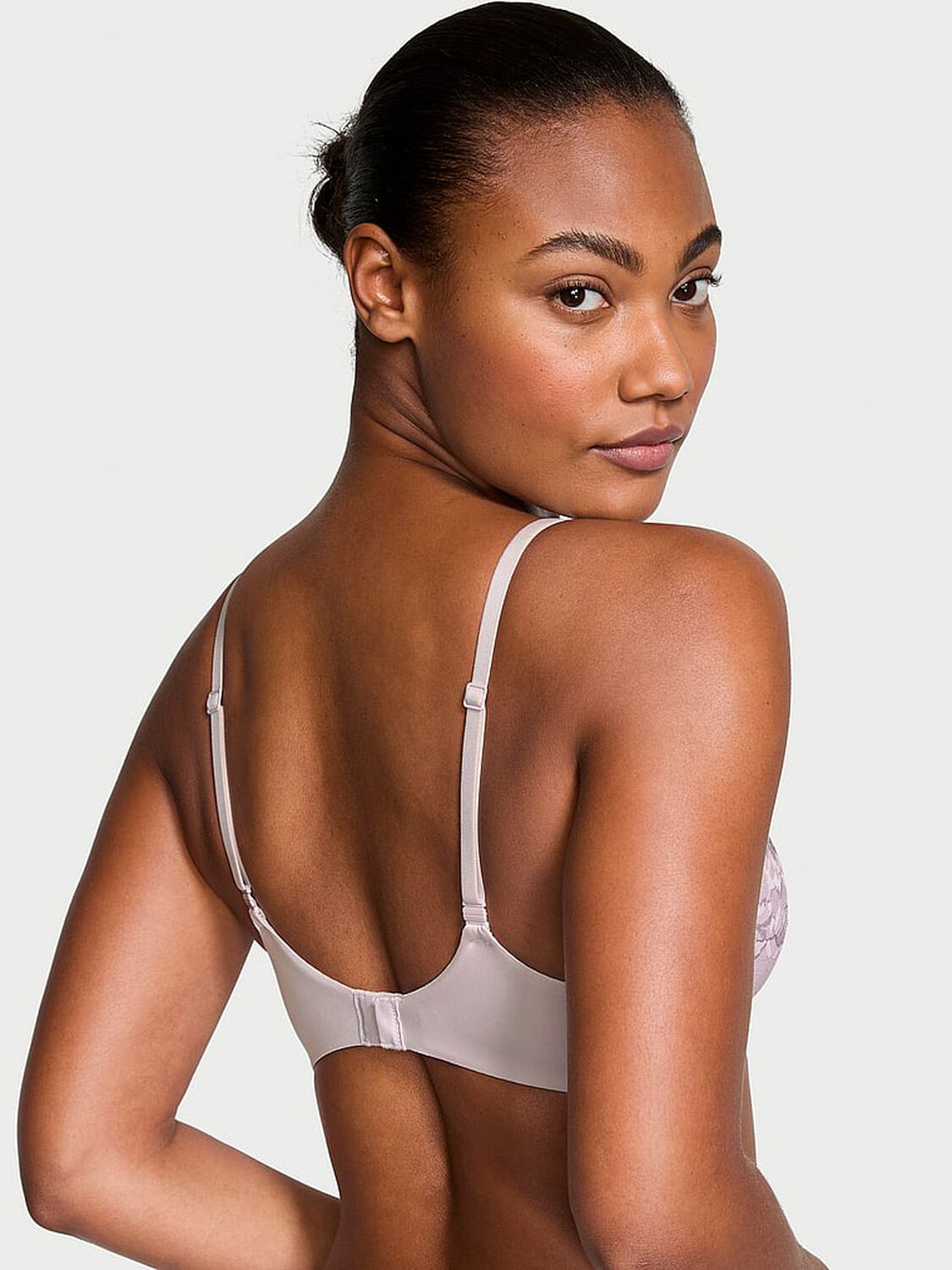 vs Body By Victoria Lightly Lined Lace-Cup Demi Bra 2 of 4 