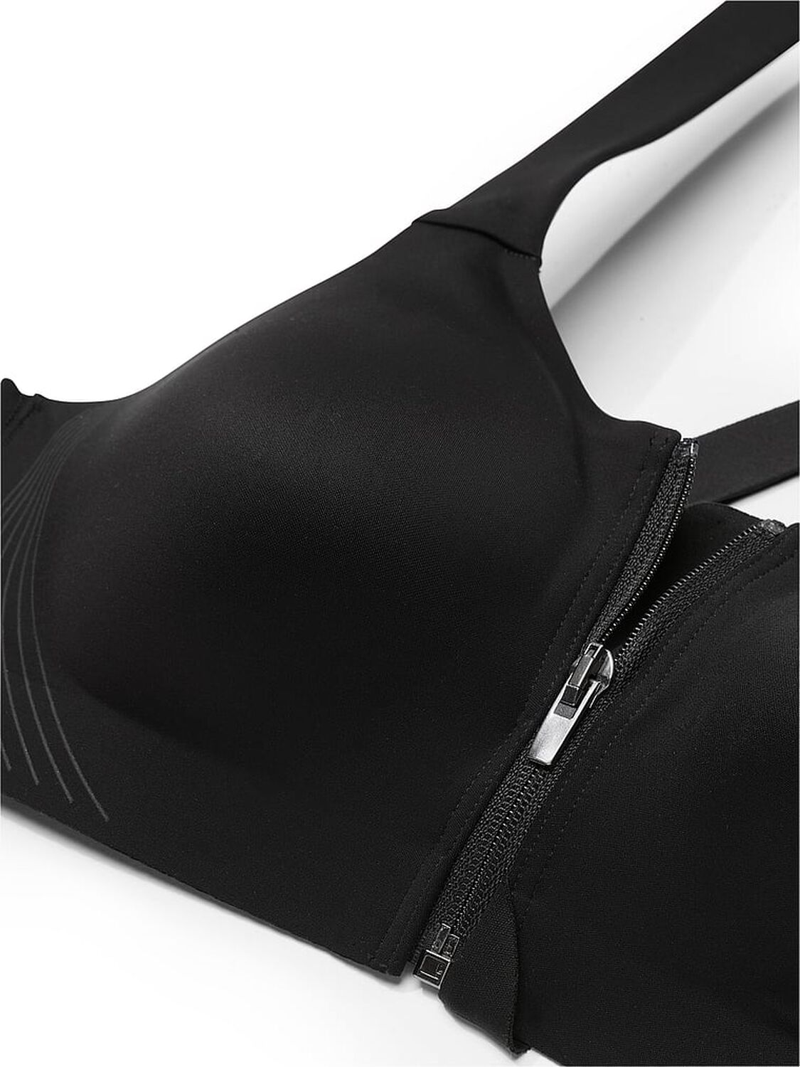 vs Vsx Knockout Front-Close Sports Bra Black Vsx Logo 2 of 4 