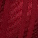 Glazed Satin Long Pajama Set, Sangria Red Stripe Jacquard, swatch