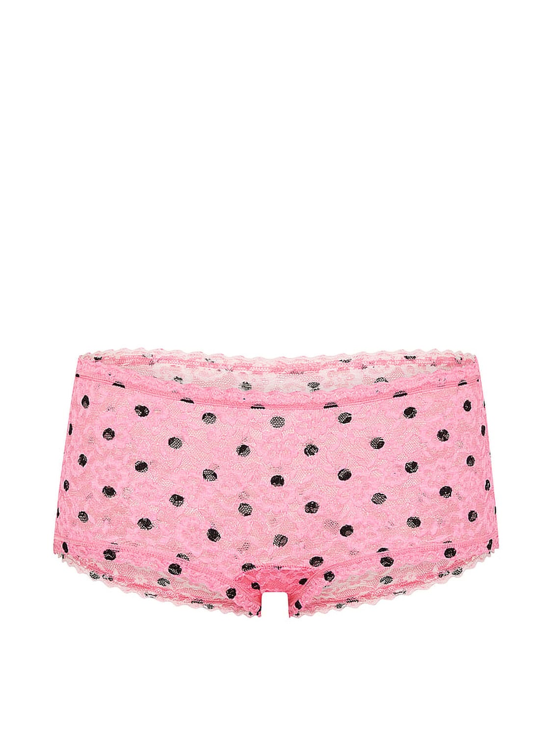 vs The Lacie Lace Low-Rise Boyshort Sexy Little Pink Dots 3 of 3 