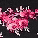 No-Show Thong Panty, Black Lingerie Toile, swatch