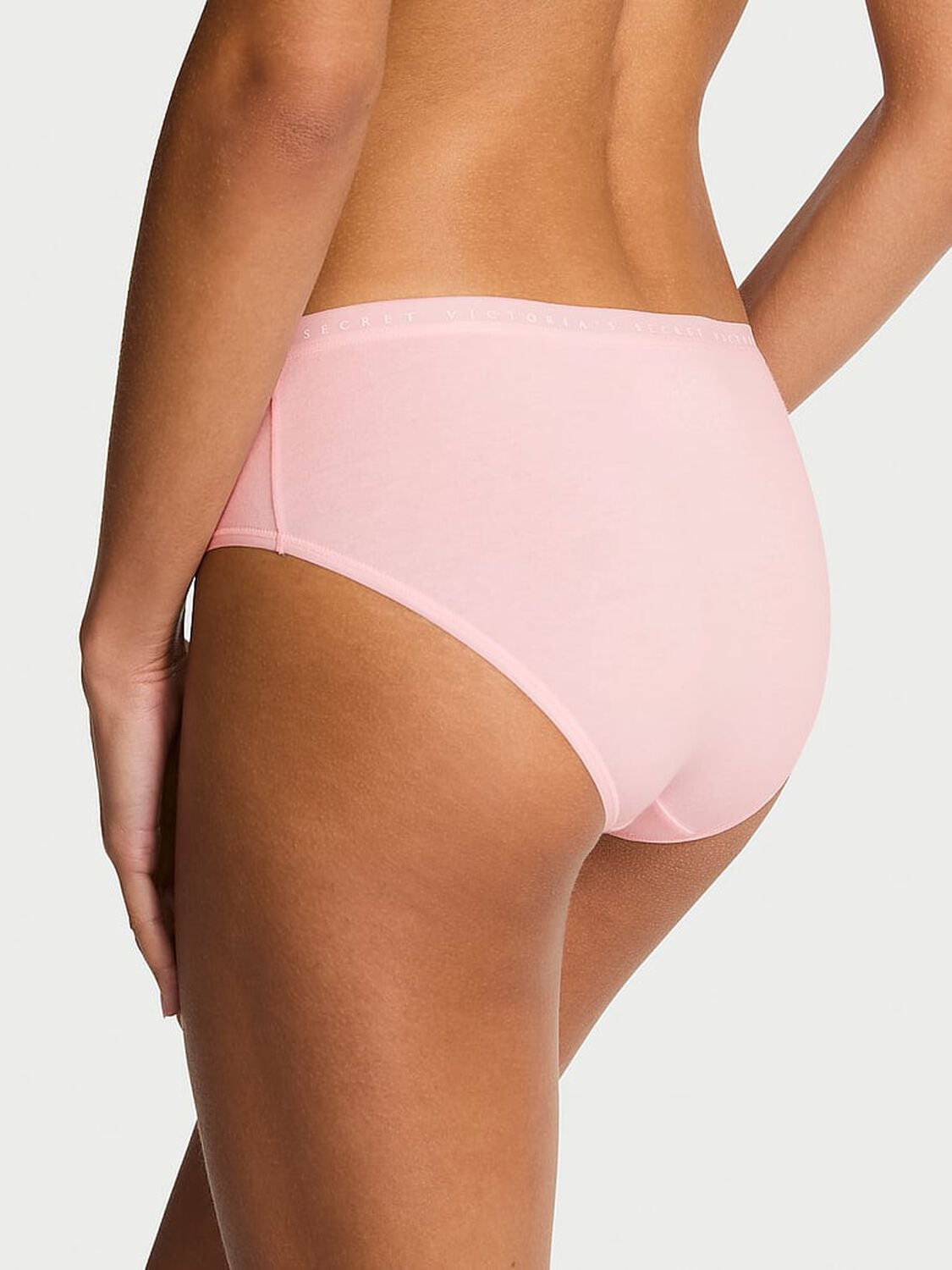 vs Victoria's Secret Stretch Cotton Hiphugger Panty Angel Pink 2 of 2 