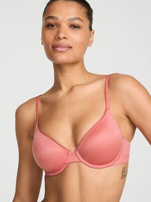 Lace-Trim Lightly Lined Full-Coverage Bra