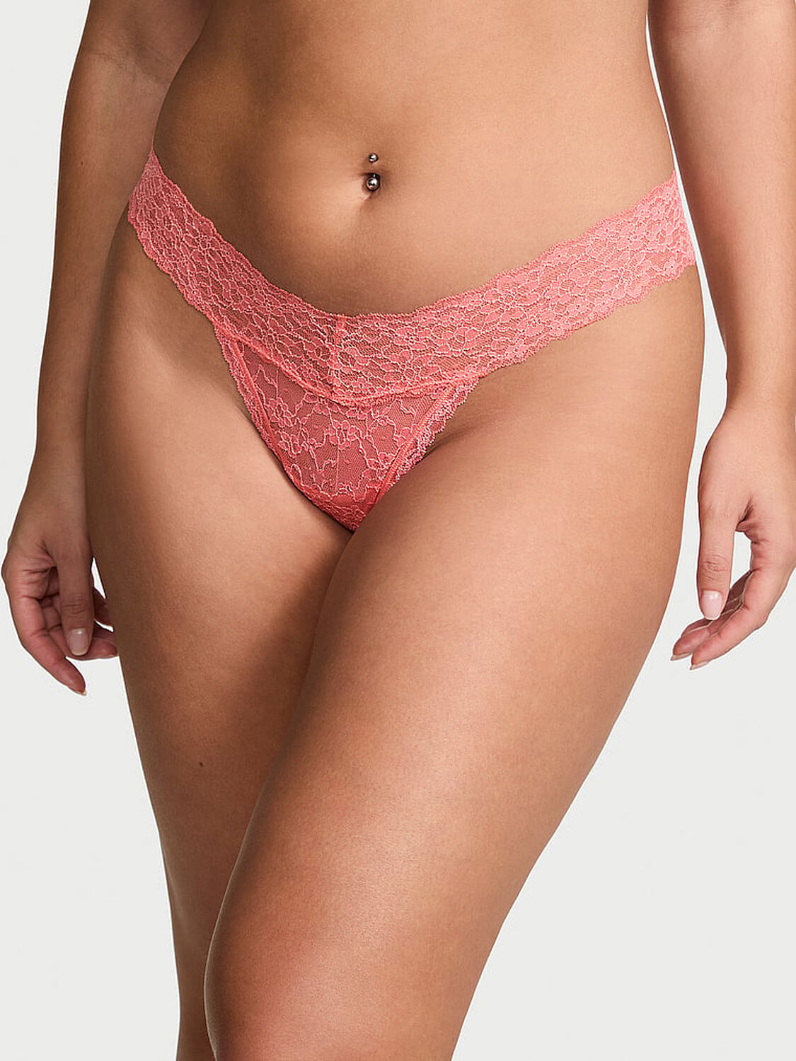 vs The Lacie Lace Thong Panty Coral 1 of 3 
