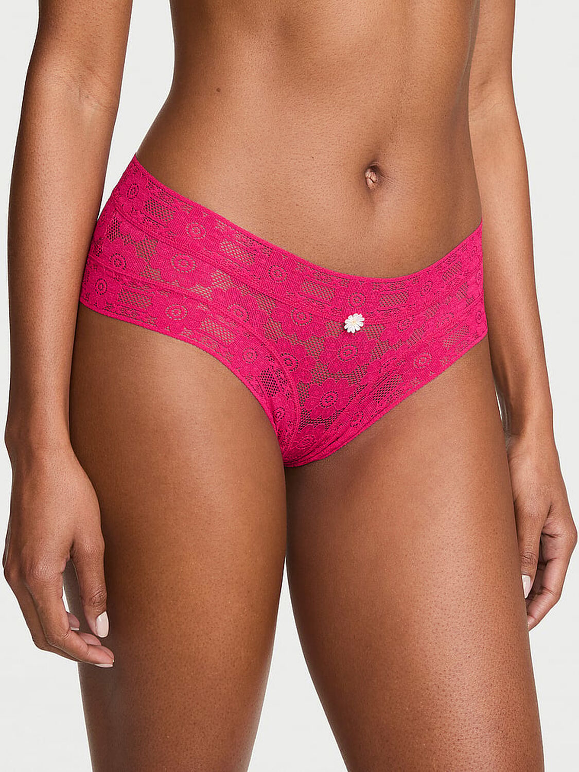 vs The Lacie Lace Cheeky Panty Vibrant Fuchsia 1 of 2 