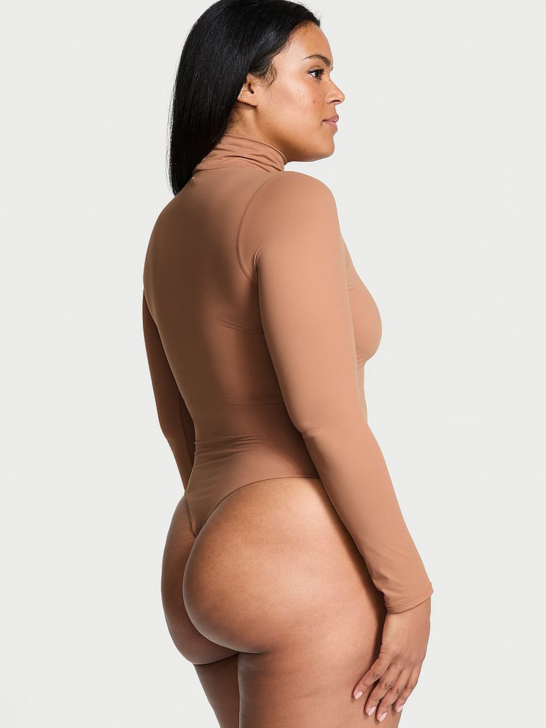 vs Victoria's Secret BODYWEAR by Victoria with FeatherSoft™ Innovation Turtleneck Bodysuit 2 of 4 