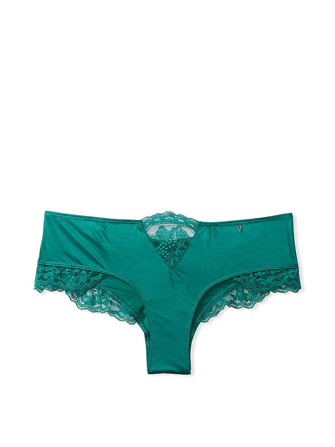 vs Very Sexy Micro Lace Inset Cheeky Panty Dark Cypress 1 of 1 