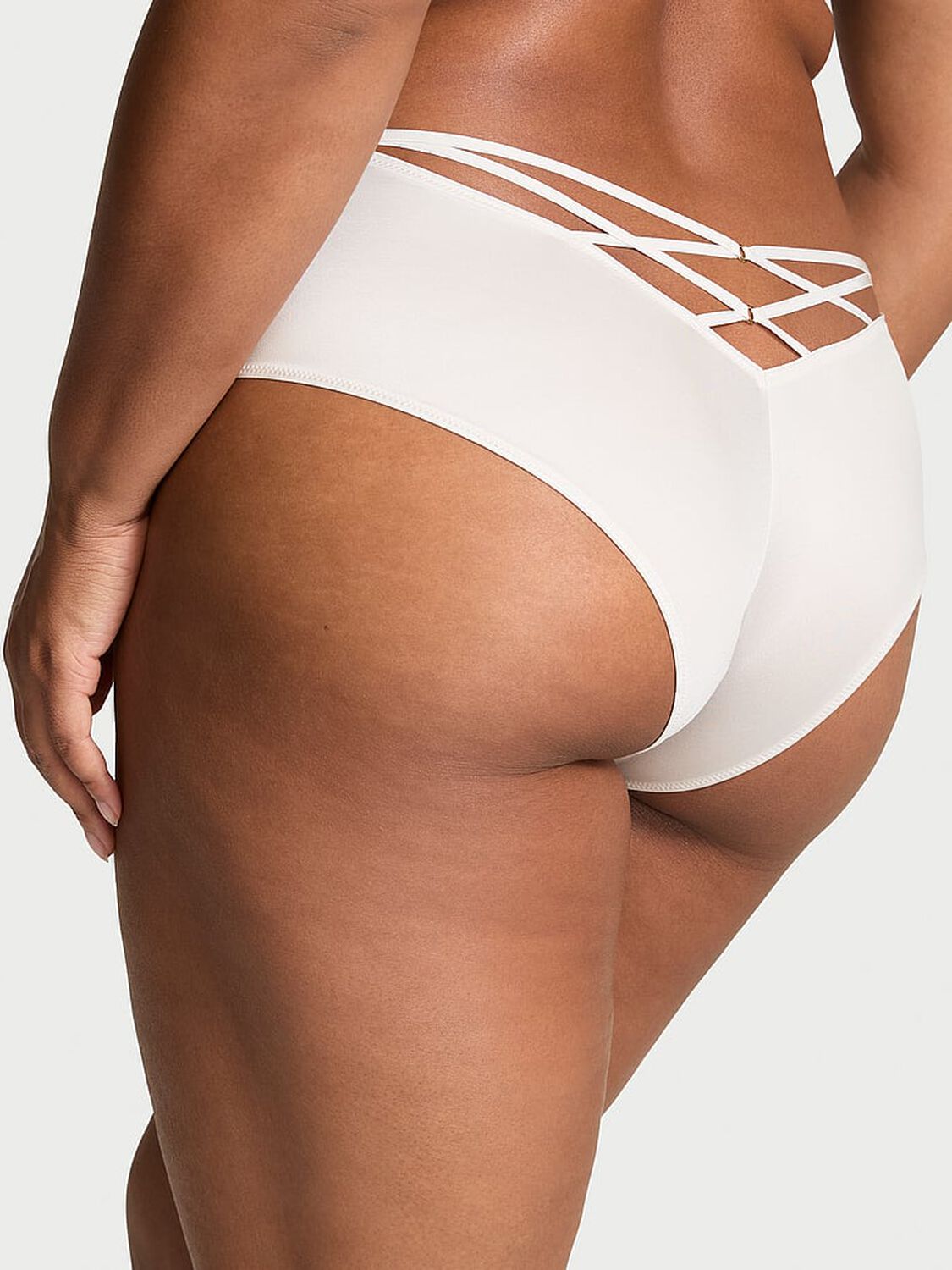 vs Very Sexy Strappy-Back High-Leg Cheeky Panty Delfin Grey 2 of 4 