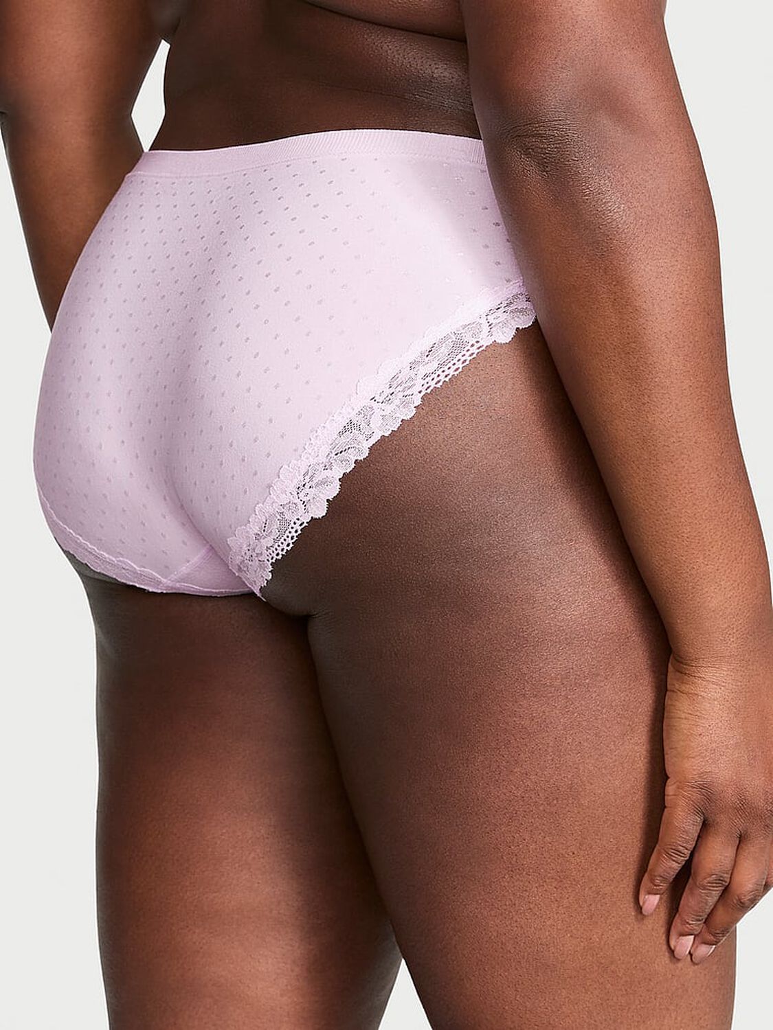 vs Seamless Seamless Lace-Trim Bikini Panty 2 of 3 