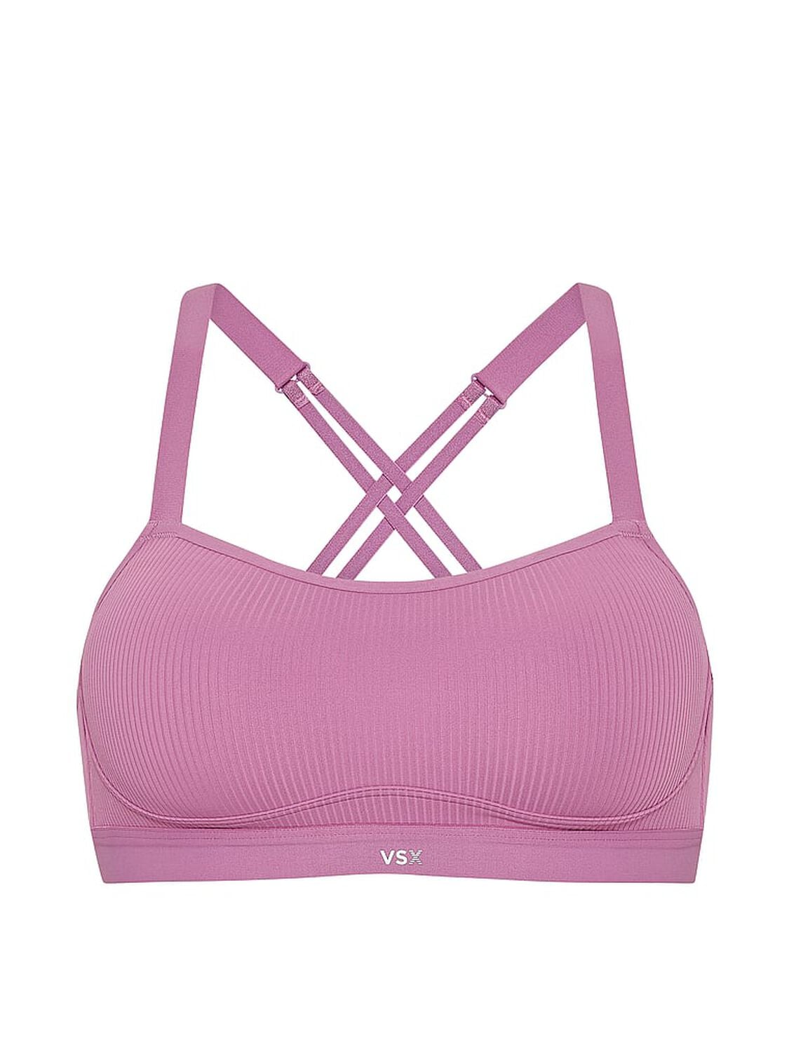 vs Vsx VSX Angel&trade; Elevate Rib Sports Bra Violet Frost 3 of 3 