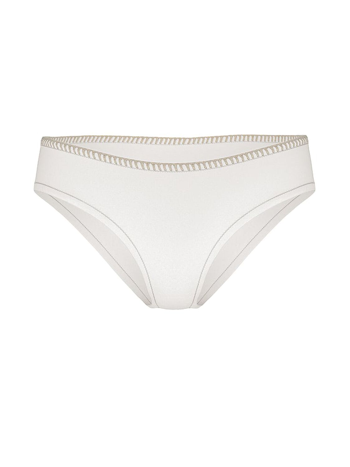 vs Victoria's Secret Swim Archives Crochet Scuba Bikini Bottom Coconut White 3 of 4 