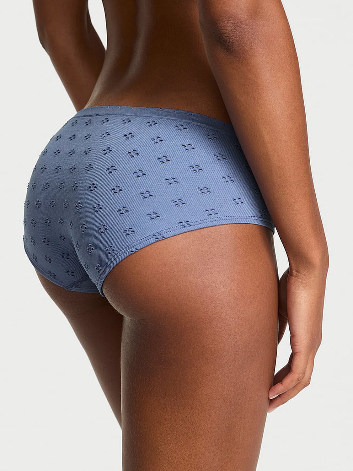 vs Seamless Seamless Eyelet Hiphugger Panty Moonlight Blue 2 of 3 