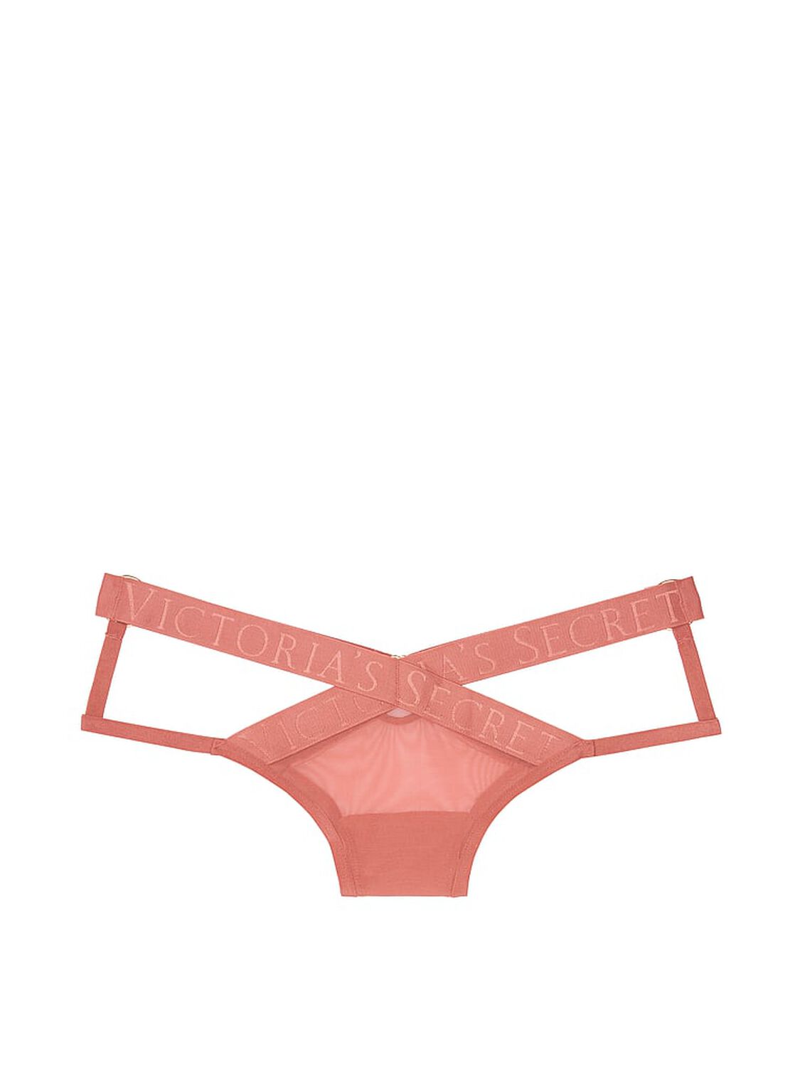 vs Very Sexy Crossover Logo Cheeky Panty Withered Rose 1 of 2 
