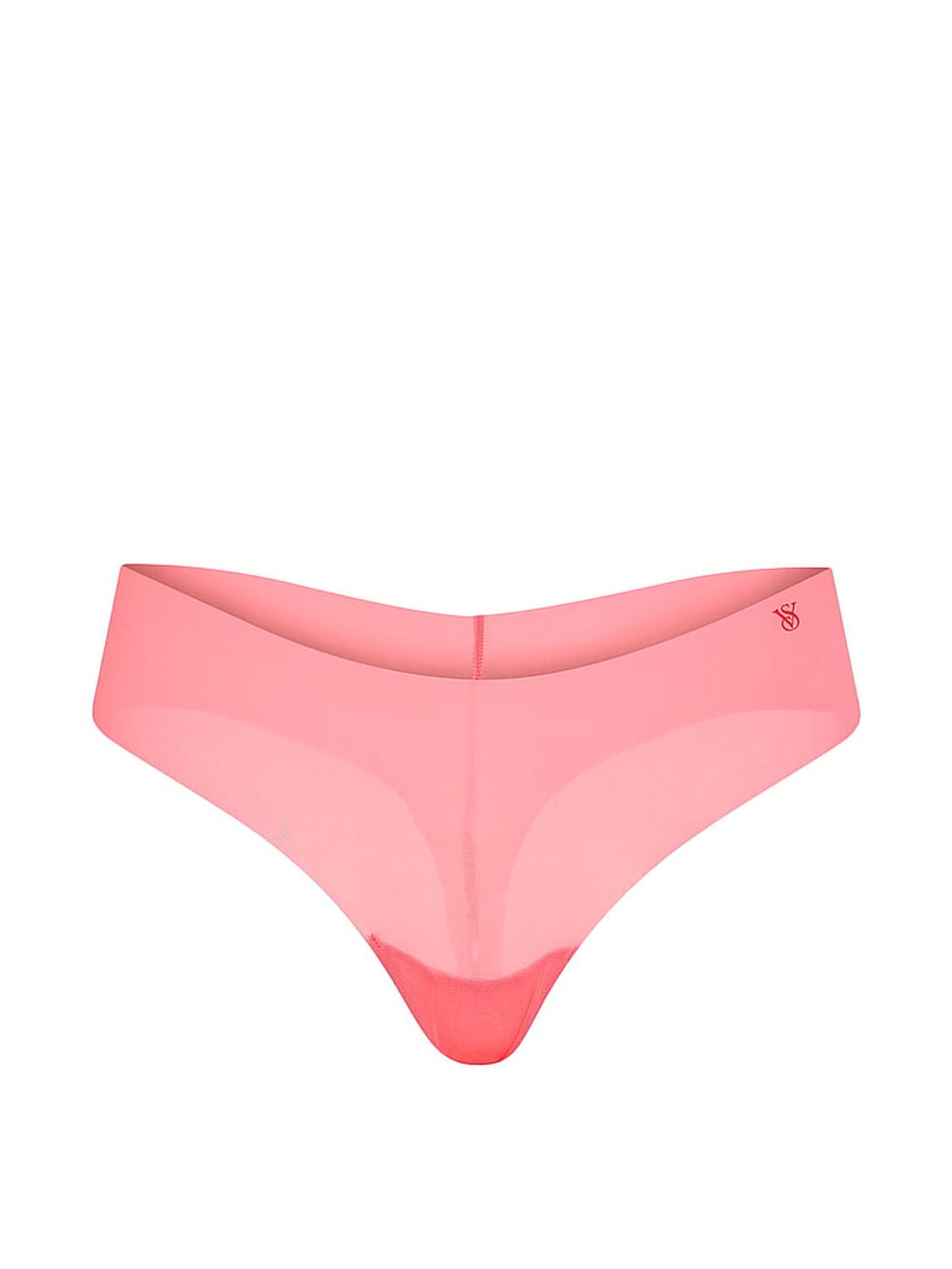 vs No-Show No-Show Mesh Thong Panty Pink Cocktail 3 of 3 