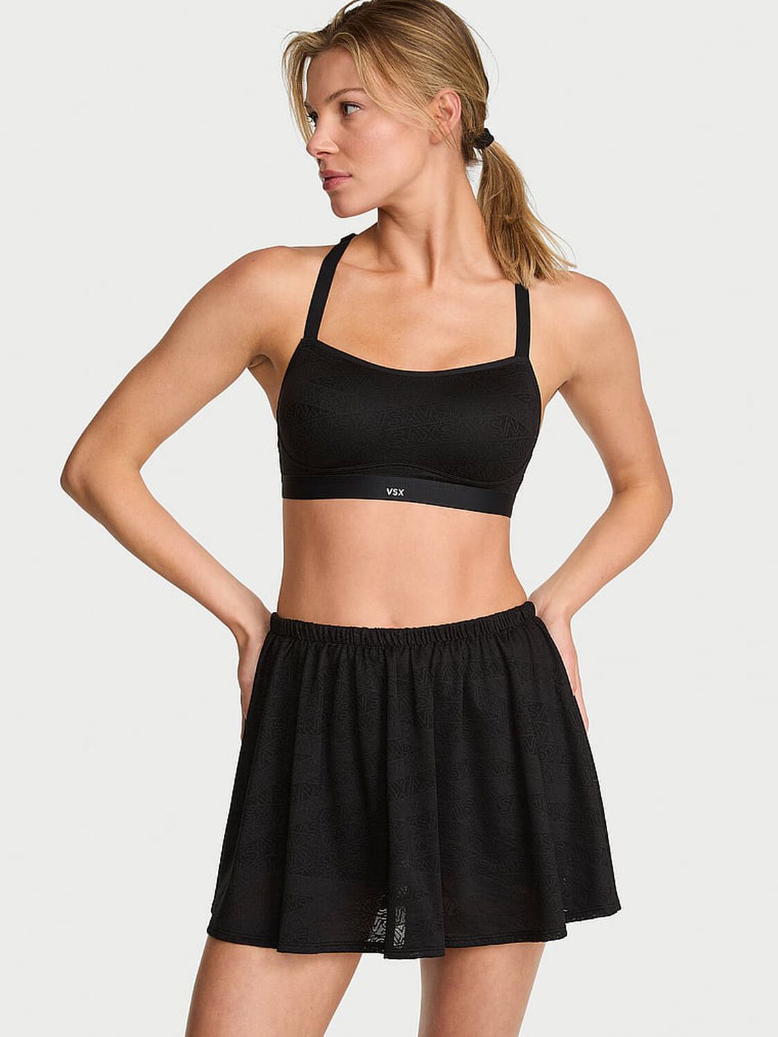 vs Vsx VSX Angel&trade; Hot Zones Sports Bra Black 1 of 3 